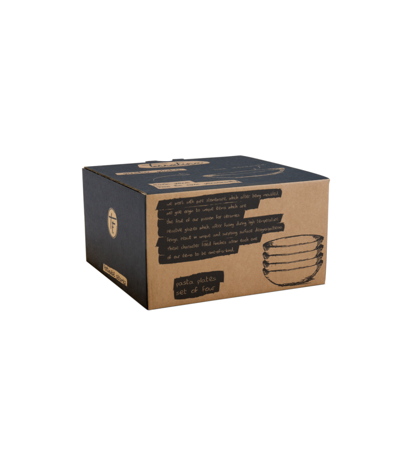 Amazônia 4-delige pasta borden set